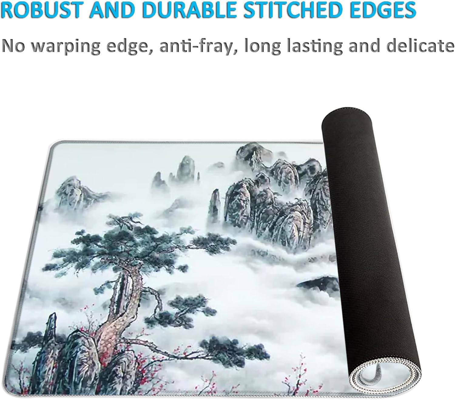 LL-COEUR XXL Computer Laptop Mouse Pad Gaming Play Mat Landscape Office Desk Mat (Colour 6, 1000 x 500 x 3 mm) - Image 4