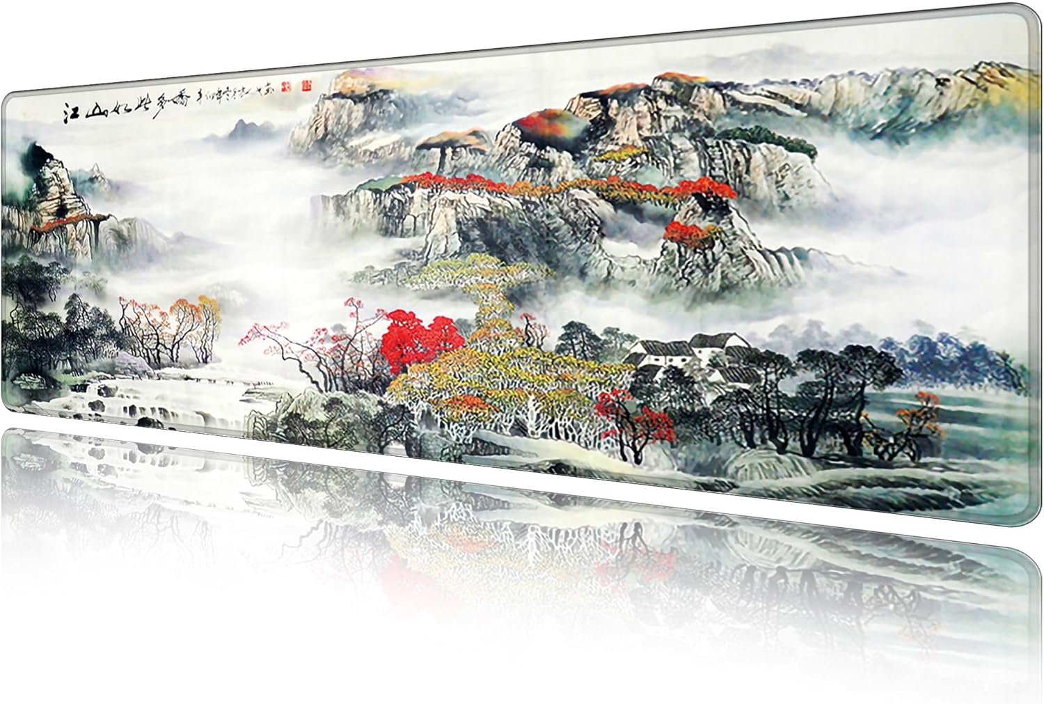 LL-COEUR XXL Computer Laptop Mouse Pad Gaming Play Mat Landscape Office Desk Mat (Colour 6, 1000 x 500 x 3 mm) - Image 16