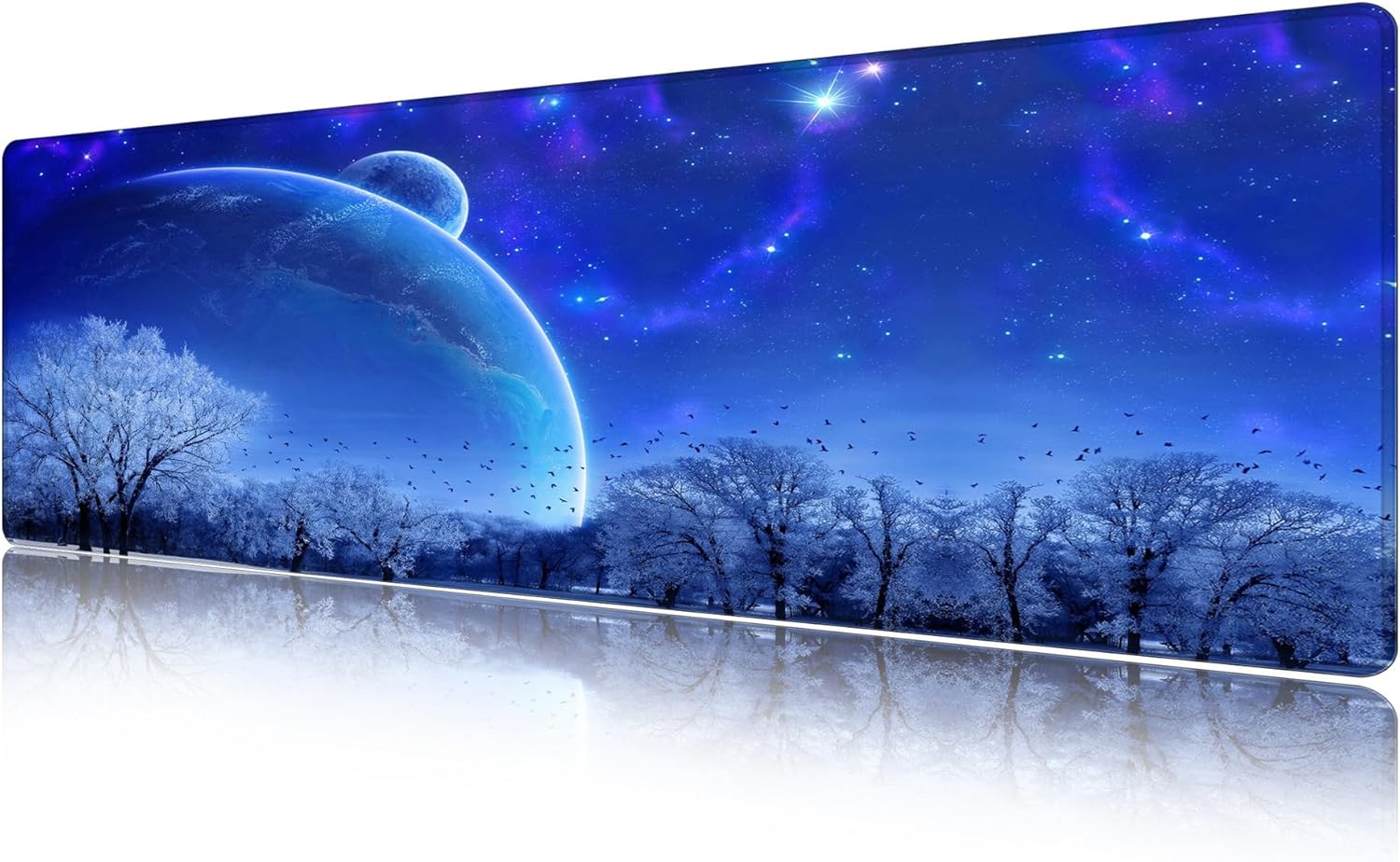 LL-COEUR XXL Computer Laptop Mouse Pad Gaming Play Mat Starry Sky Office Desk Mat (1200 x 600 x 3 mm) - Image 11