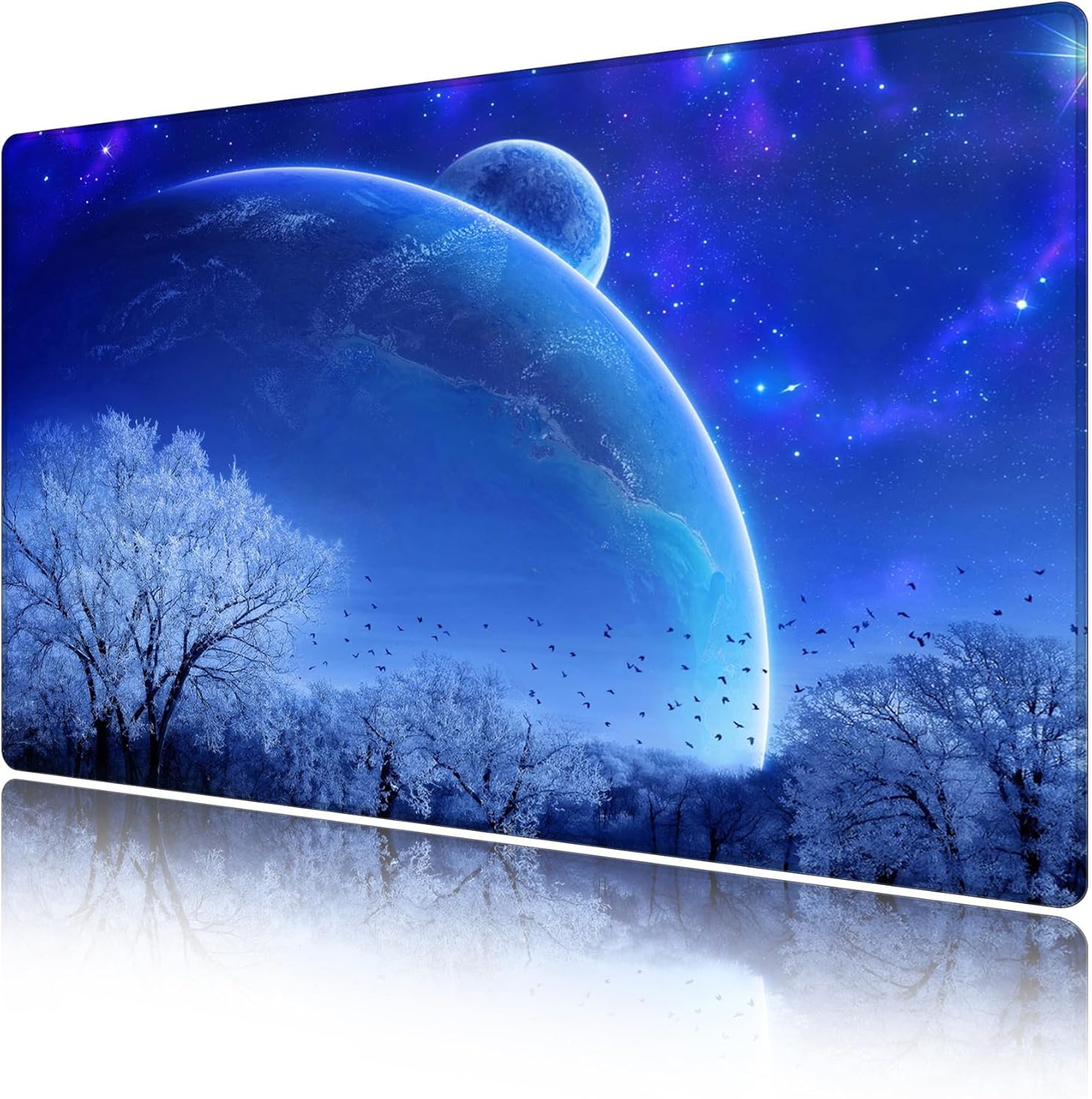 LL-COEUR XXL Computer Laptop Mouse Pad Gaming Play Mat Starry Sky Office Desk Mat (1200 x 600 x 3 mm) - Image 15
