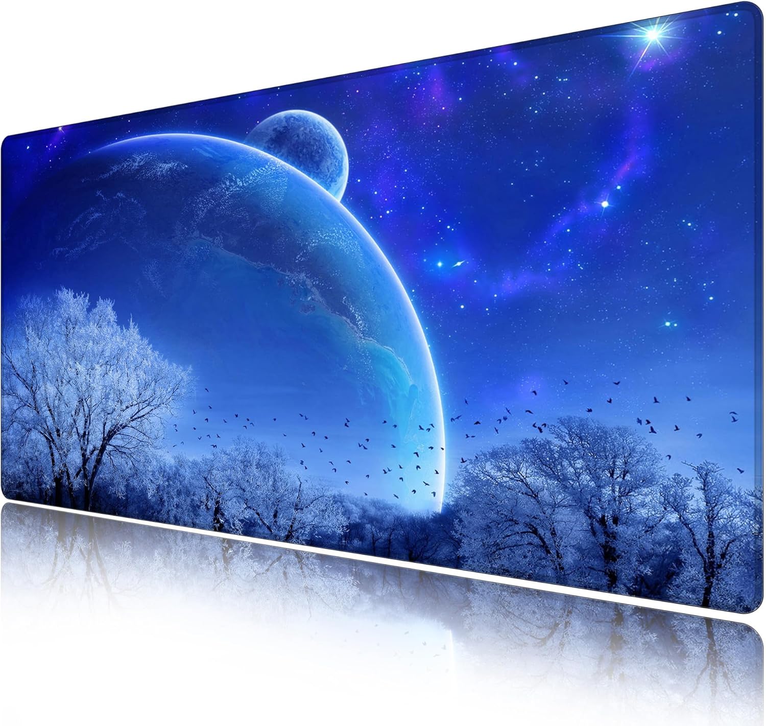 LL-COEUR XXL Computer Laptop Mouse Pad Gaming Play Mat Starry Sky Office Desk Mat (1200 x 600 x 3 mm) - Image 14