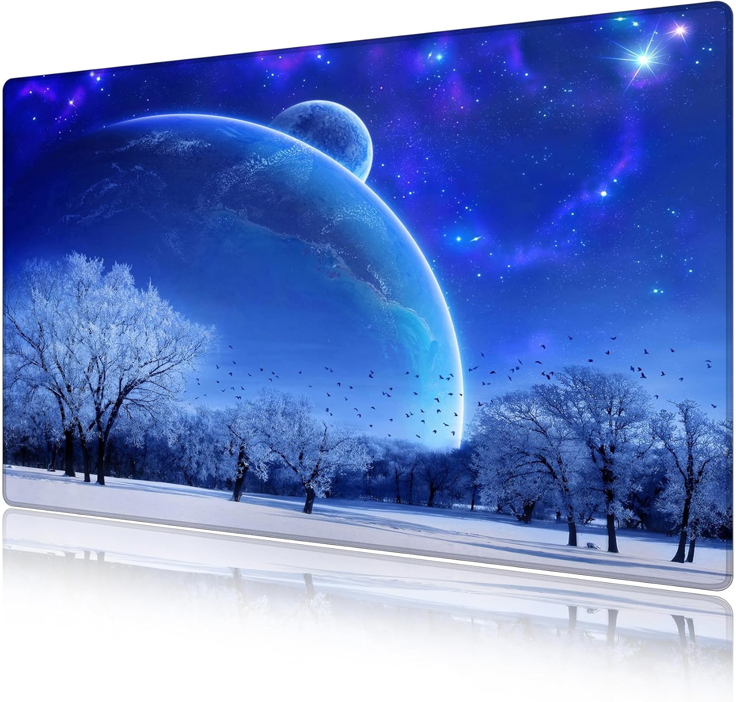 LL-COEUR XXL Computer Laptop Mouse Pad Gaming Play Mat Starry Sky Office Desk Mat (1200 x 600 x 3 mm) - Image 12