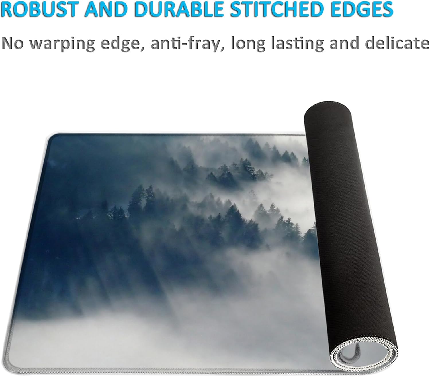 LL-COEUR XXL Gaming Mouse Pad Computer Keyboard Mat Office Desk Mat 120 x 60 cm (Colour 3, 1200 x 600 x 3 mm) - Image 4