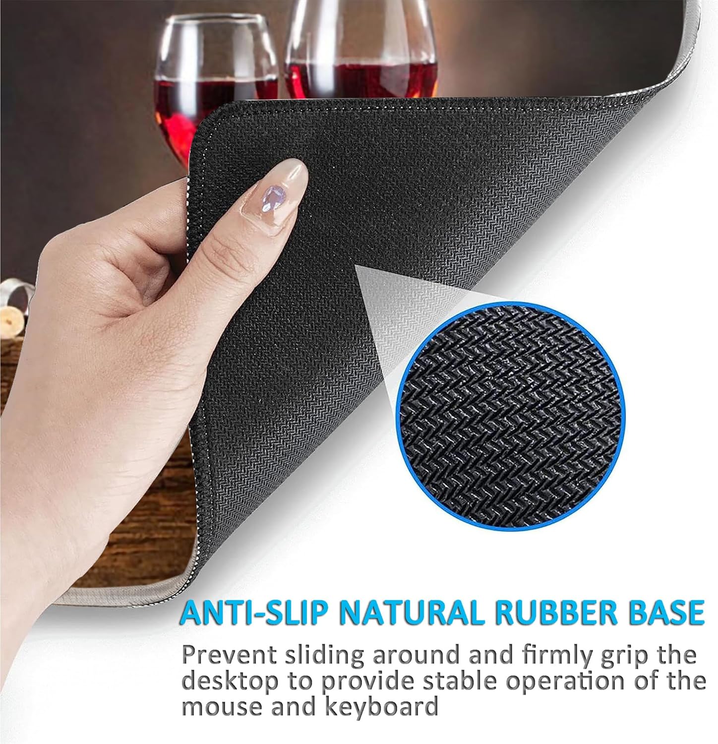 LL-COEUR XXL Landscape Mouse Pad Computer Keyboard Mat Office Desk Pad 2mm (Colour 3, 1200 x 600 x 3 mm) - Image 6