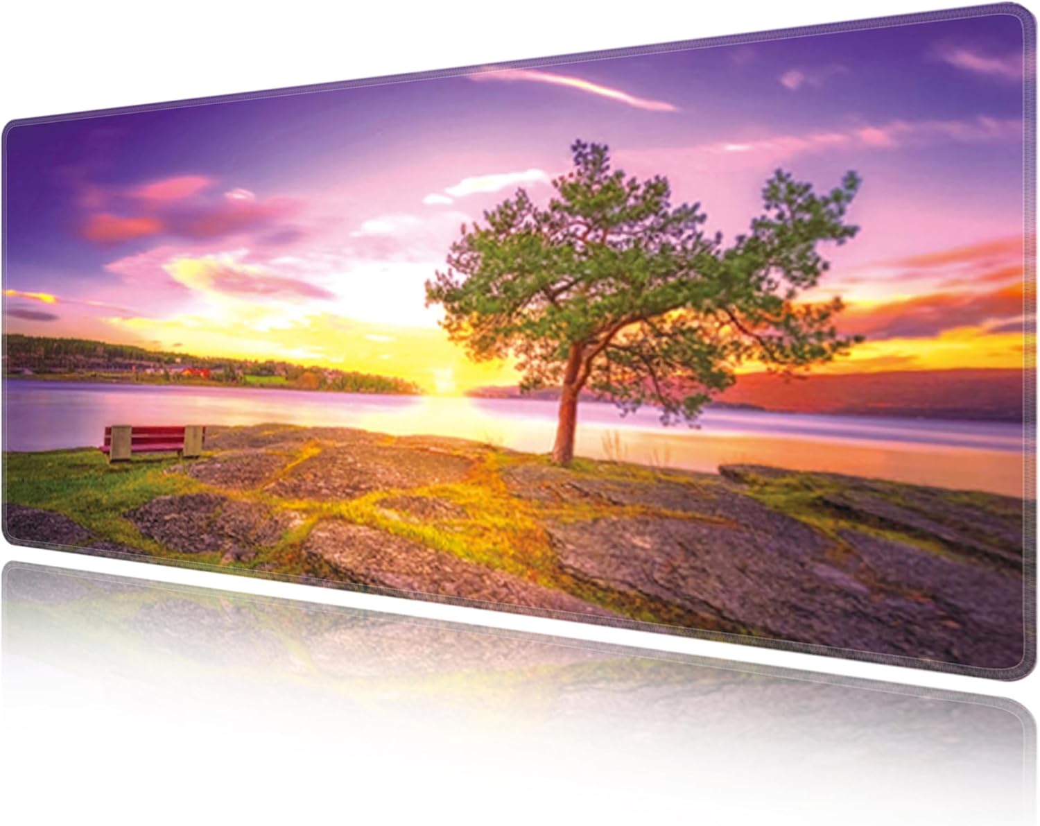 LL-COEUR XXL Landscape Mouse Pad Computer Keyboard Mat Office Desk Pad 2mm (Colour 3, 1200 x 600 x 3 mm) - Image 30