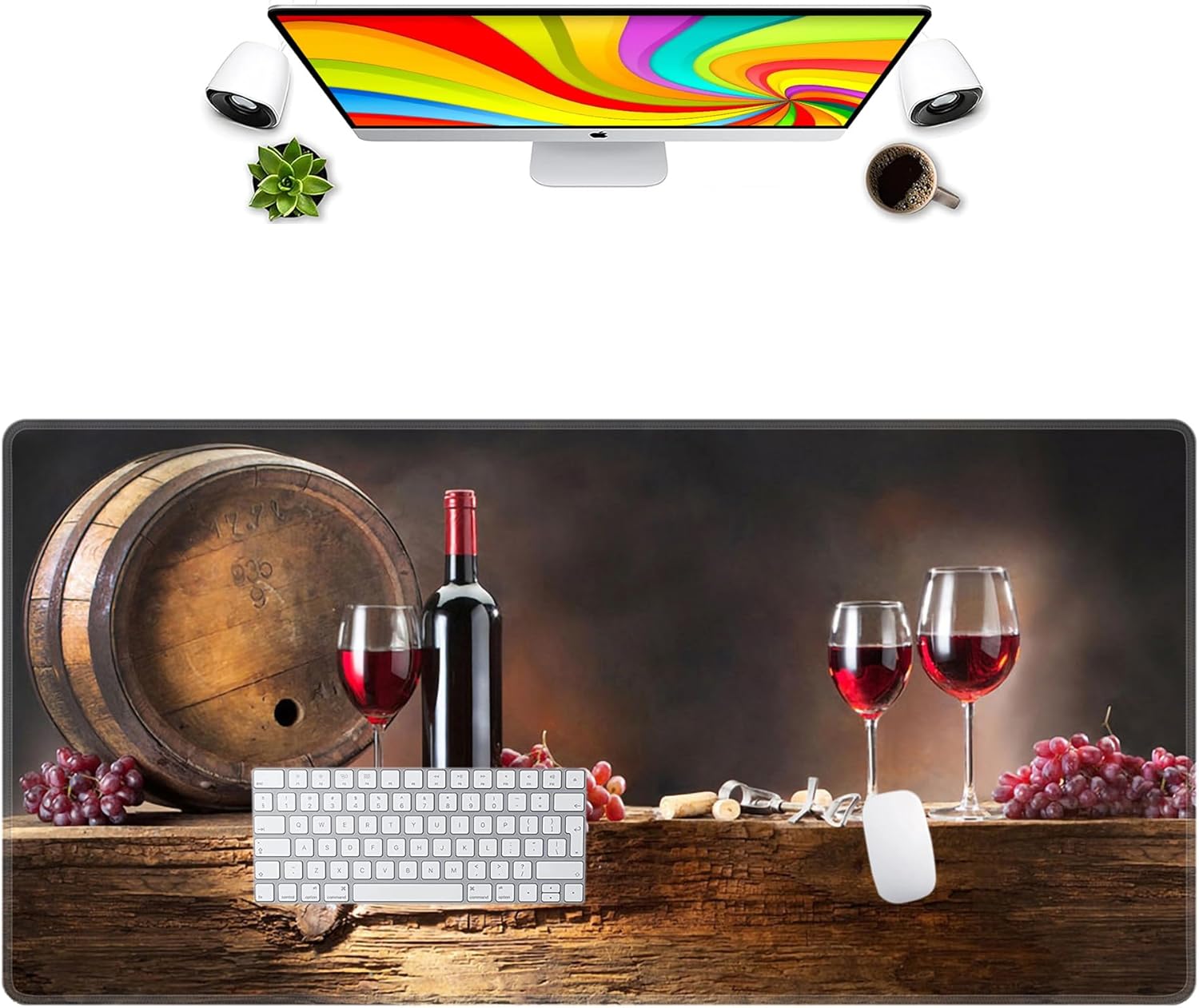 LL-COEUR XXL Landscape Mouse Pad Computer Keyboard Mat Office Desk Pad 2mm (Colour 3, 1200 x 600 x 3 mm) - Image 3