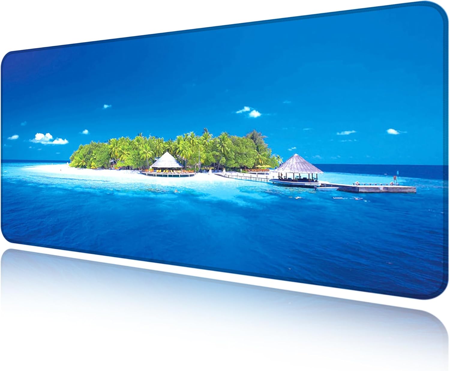 LL-COEUR XXL Landscape Mouse Pad Gaming Keyboard Mat Laptop Office Desk Mat (Blue, 1200 x 600 x 2 mm) - Image 10