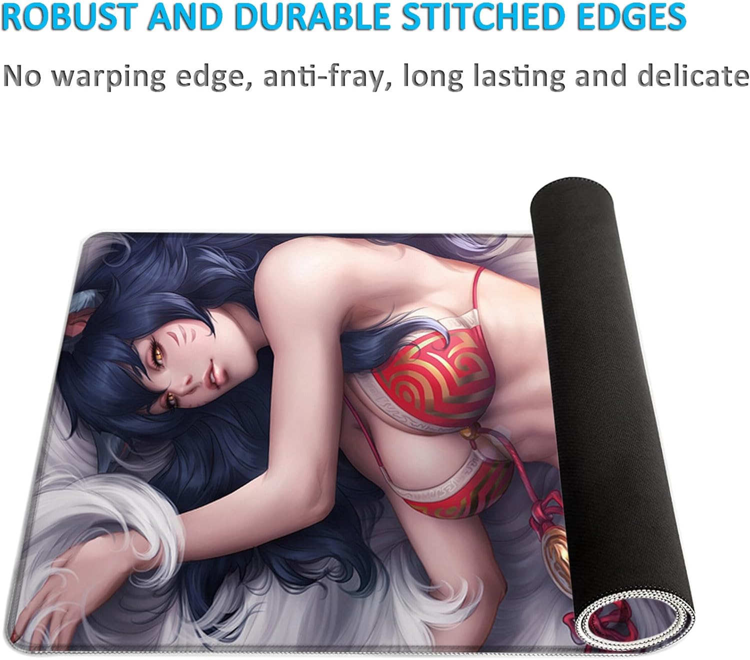 LL-COEUR XXL Mouse Pad Gaming Play Mat Computer Laptop Office Table Mat 1000x500x3mm (Colour 1) - Image 4