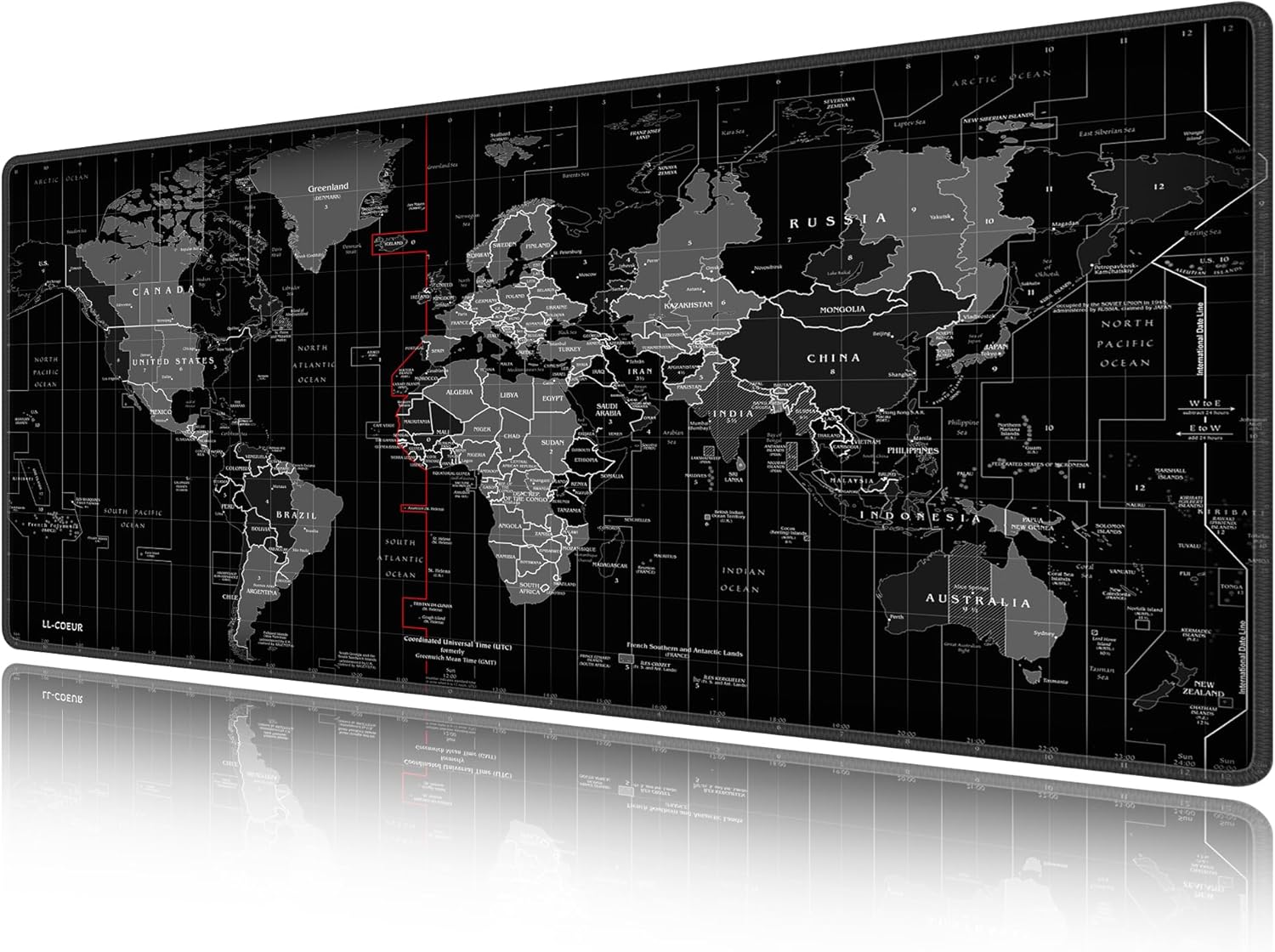 LL-COEUR XXL Mouse Pad Gaming Play Mat Computer Laptop Office Table Mat 1000x500x3mm (Colour 1) - Image 10