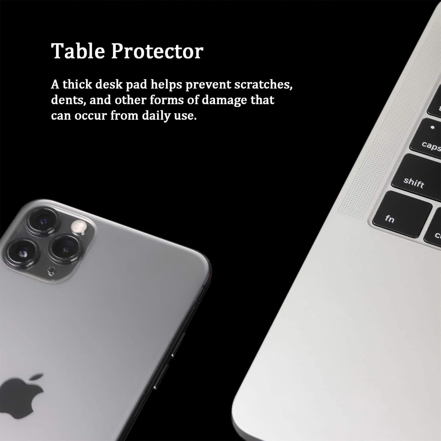 LL-COEUR XXL PVC Mouse Pad Gaming Keyboard Mat Waterproof Table Mat (Black, 1000 x 450 x 2.8 mm) - Image 5