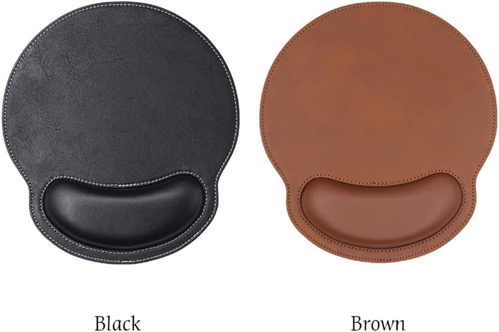 LLLSSS Mouse Pad Mouse Mat Office Mice Pad Rubber Home Computer Solid Color Wrist Mouse Pad(D) - Image 2