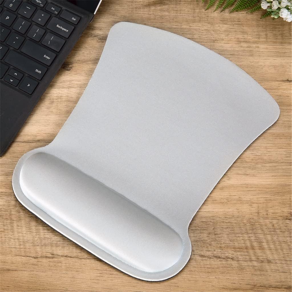 LLLSSS Rectangle Mouse Pad with Wrist Rest for Laptop Mat Wrist Support Wristband Mouse Mat Pad for Laptop Computer(A) - Image 7