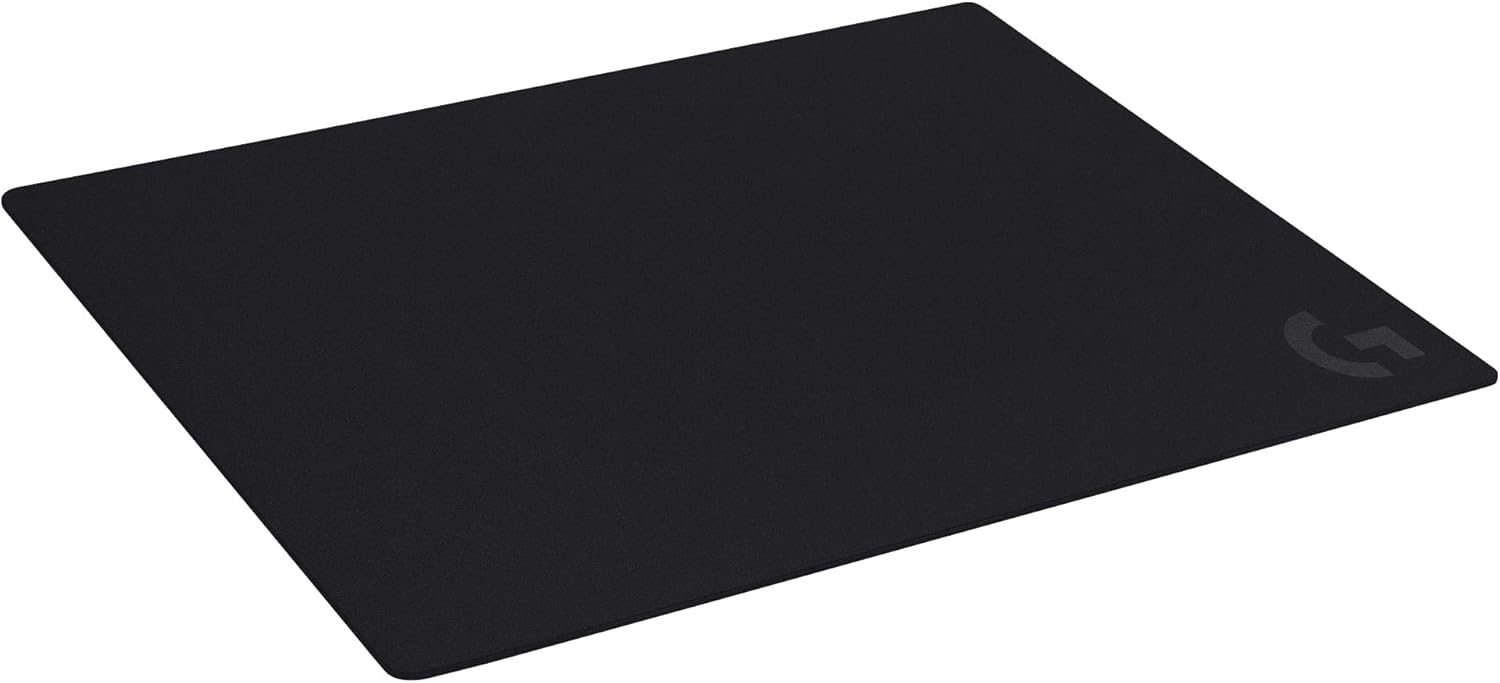 Logitech G G640 Large Cloth Gaming Mouse Pad, Optimised for Gaming Sensors, Moderate Surface Friction, Non-Slip Mouse Mat, Mac and PC Gaming Accessories, 460 x 400 x 3 mm