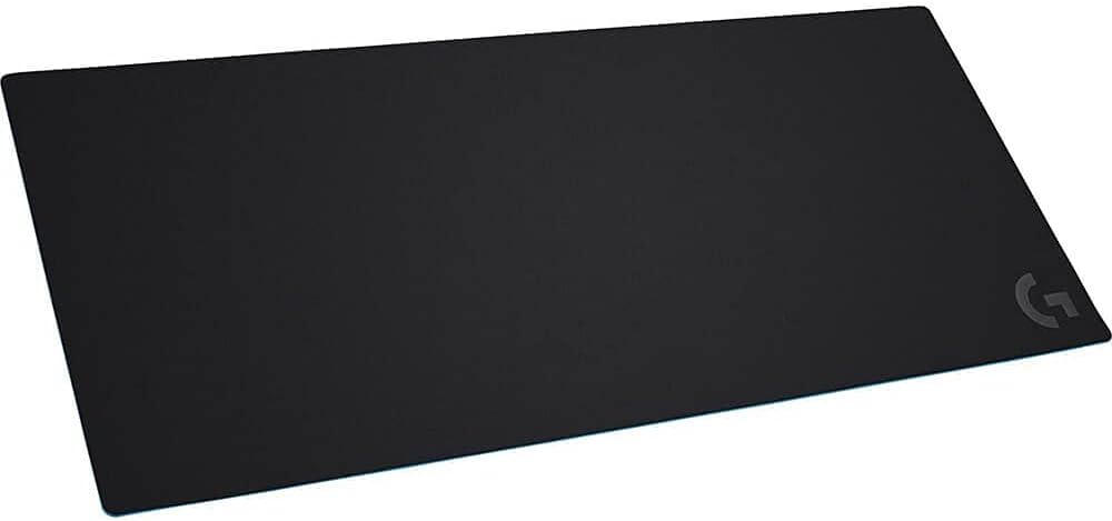 Logitech G840 XL Cloth Gaming Mouse Pad, Thin Pad, Stable Rubber Base, Performance-tuned Moderate surface friction, Durable tube for transport - Black