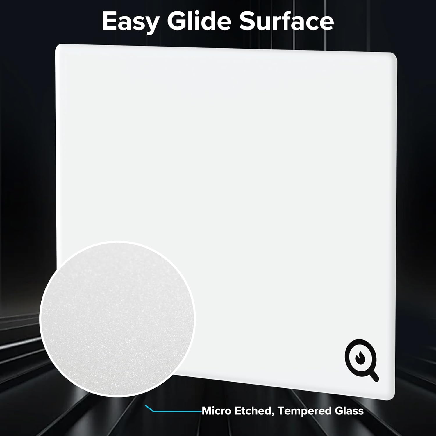 Magnifire USA XL Glass Mousepad, Professional and Gaming Mouse Pad for Speed and Precision, Extra Large Surface for Home or Office Desks - Great for Gamers, Architects, & Designers 16 Inch x 20 Inch - Image 4