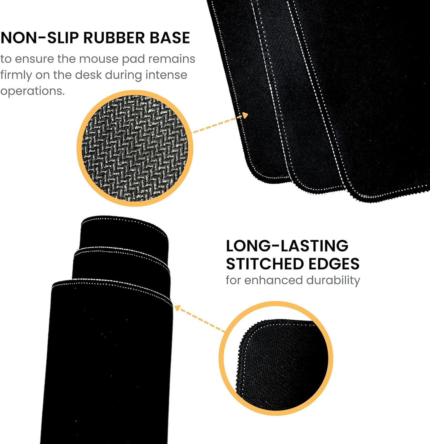 MAY FLOWER Large Gaming Mouse Pad, Full Keyboard Mat, Long Laptop Mousepad, Computer Mouse Mat for Home and Office, Anti-Slip Rubber Base, 31.5 x 11.8 Inches (Grey White Topographic Map) - Image 5