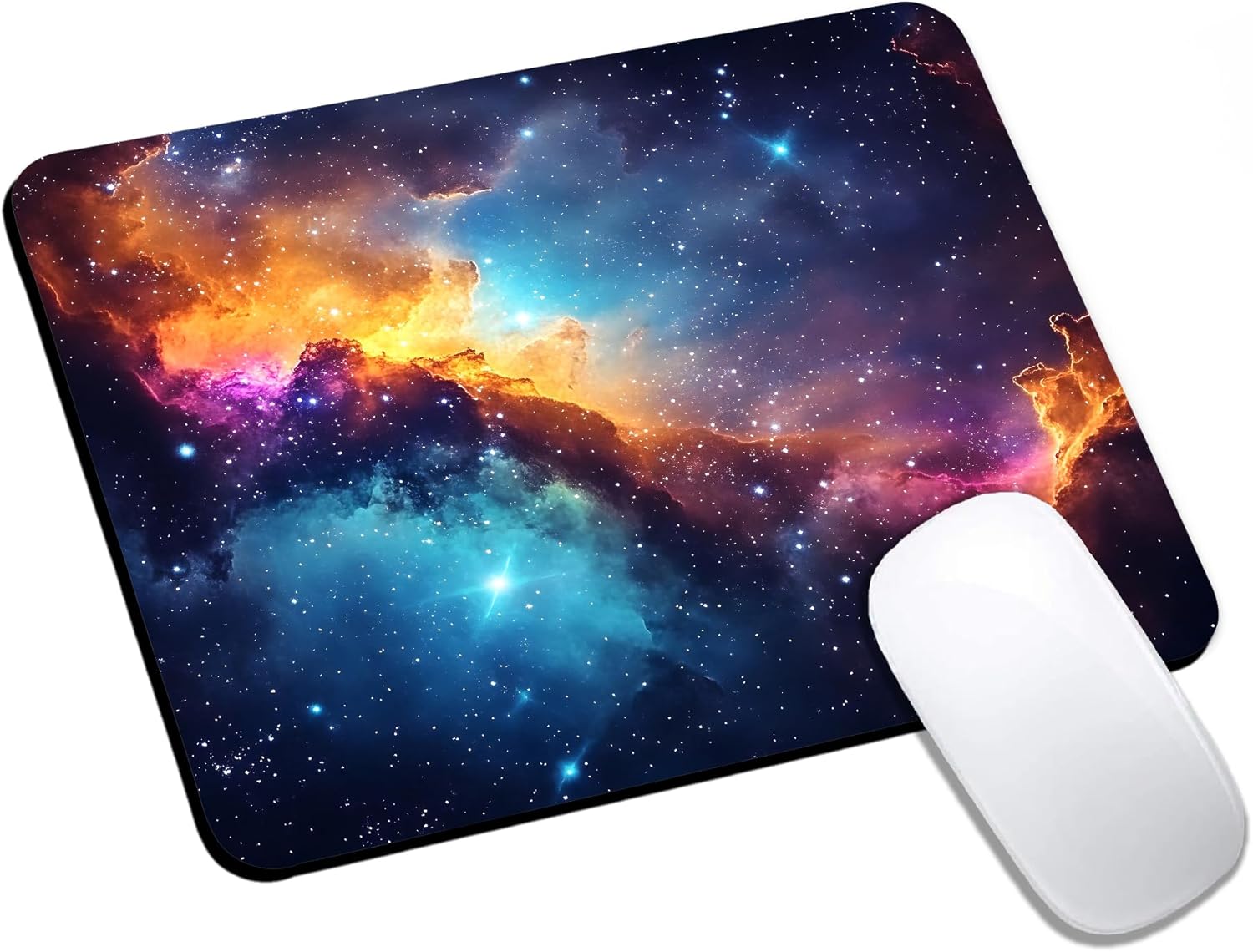 Mouse Pad, Cute Abstract Mountain Forest Mouse Pads for Desk, 9.5" x 7.9" Non-Slip Rubber Base Computer Mousepad with Women, Portable Square Design for Wireless Mouse and Pad Laptop Office & Travel - Image 11