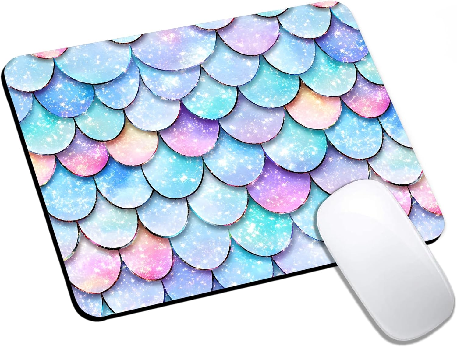 Mouse Pad, Cute Abstract Mountain Forest Mouse Pads for Desk, 9.5" x 7.9" Non-Slip Rubber Base Computer Mousepad with Women, Portable Square Design for Wireless Mouse and Pad Laptop Office & Travel - Image 37