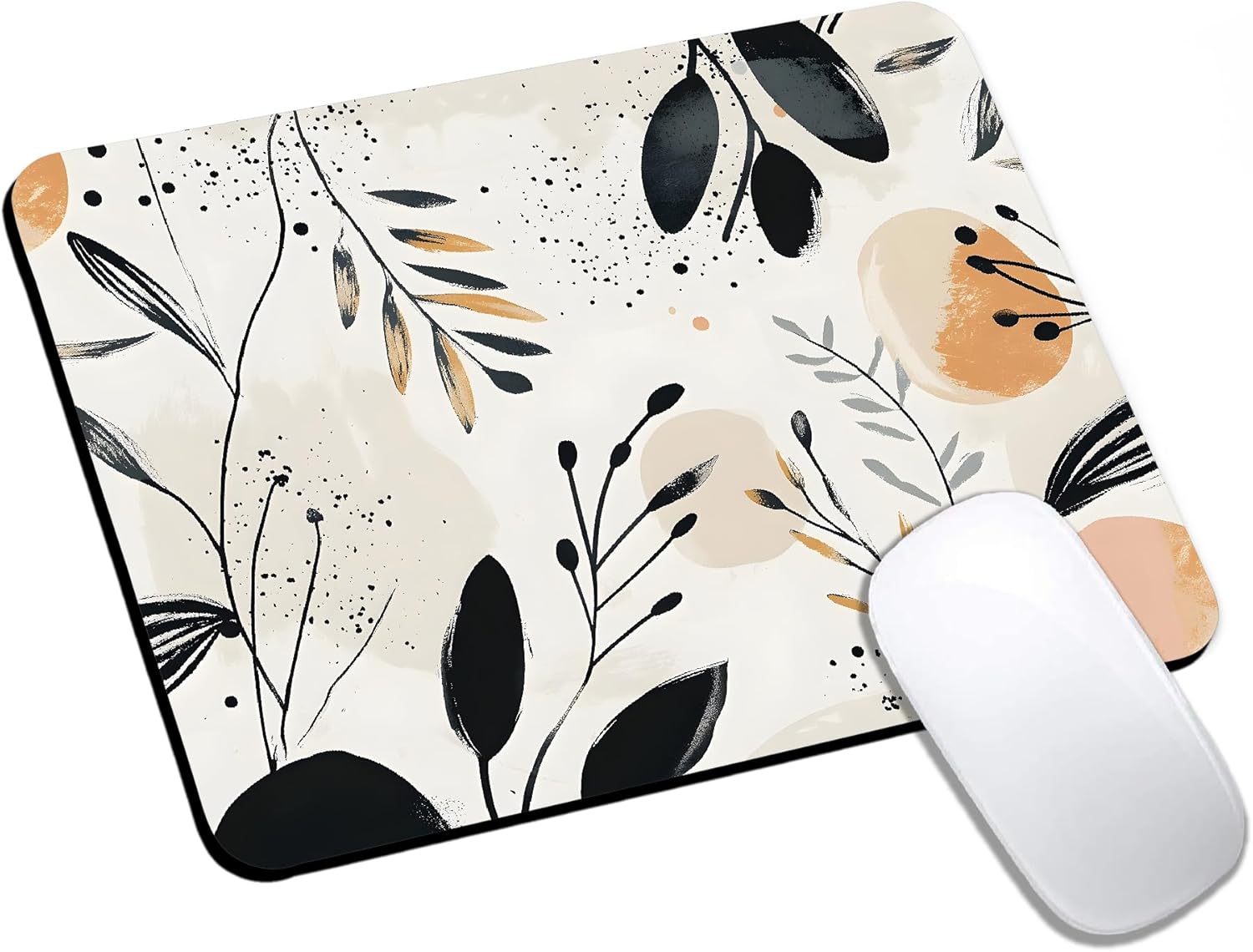 Mouse Pad, Cute Abstract Mountain Forest Mouse Pads for Desk, 9.5" x 7.9" Non-Slip Rubber Base Computer Mousepad with Women, Portable Square Design for Wireless Mouse and Pad Laptop Office & Travel - Image 19