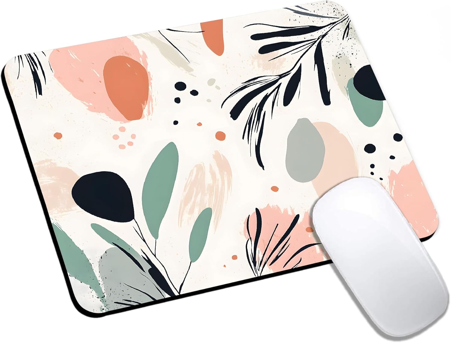 Mouse Pad, Cute Abstract Mountain Forest Mouse Pads for Desk, 9.5" x 7.9" Non-Slip Rubber Base Computer Mousepad with Women, Portable Square Design for Wireless Mouse and Pad Laptop Office & Travel - Image 32