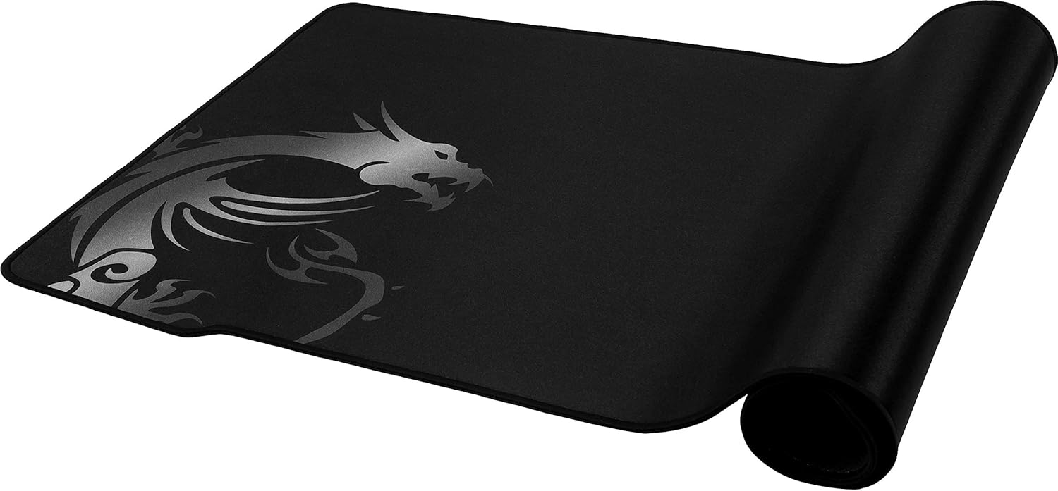MSI Agility GD70 - XXL Extended Gaming Mouse Pad, Silk Gaming Fabric Surface, Soft Seamed Edges, Anti-Slip Base - 900 x 400 x 3 mm - Image 6