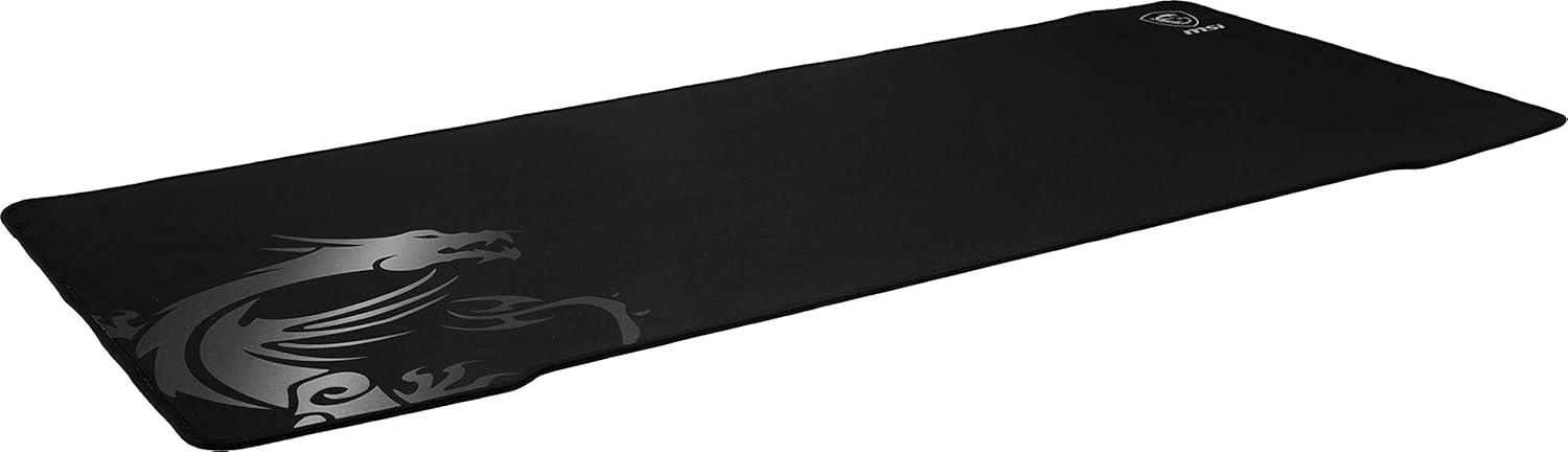 MSI Agility GD70 - XXL Extended Gaming Mouse Pad, Silk Gaming Fabric Surface, Soft Seamed Edges, Anti-Slip Base - 900 x 400 x 3 mm - Image 4