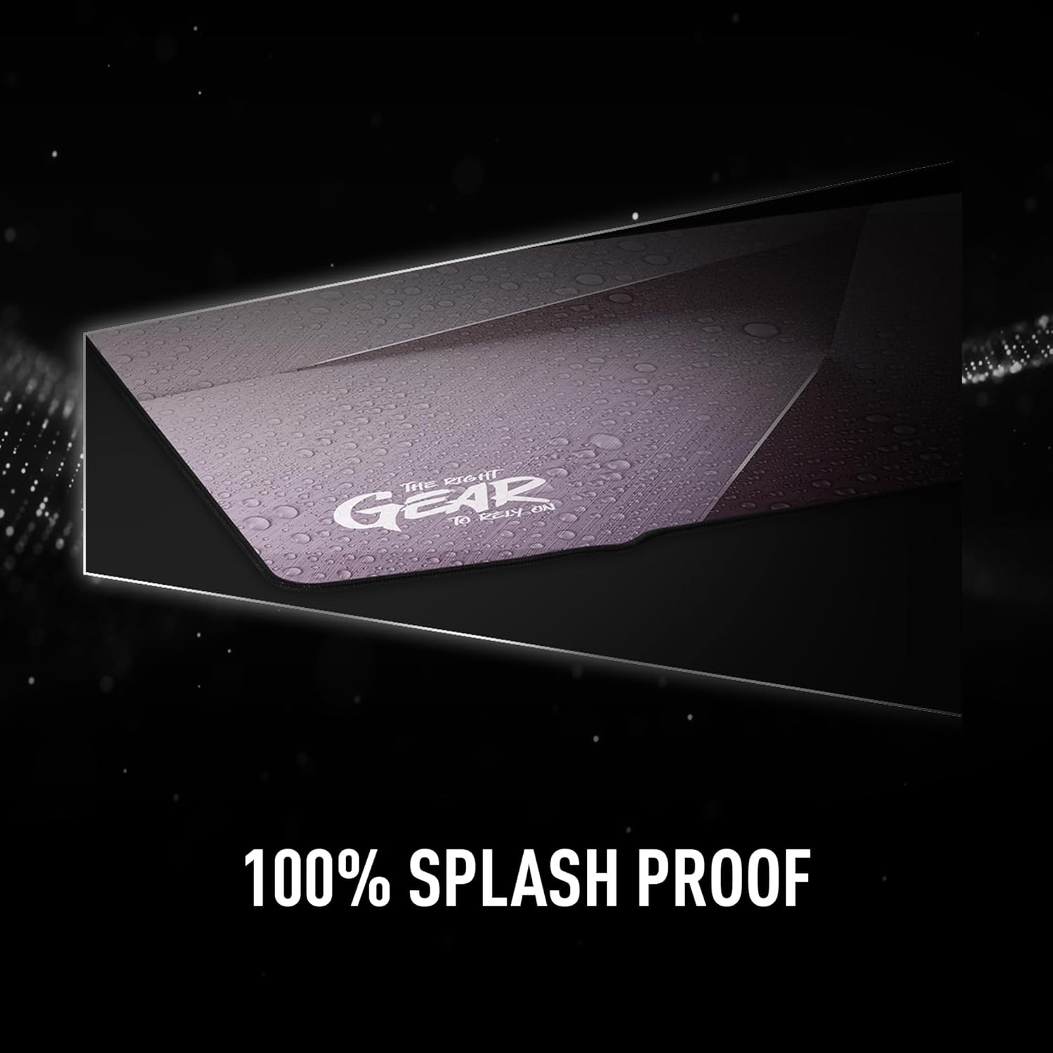 MSI Gaming XXL Ultra-Smooth Silk Low-Friction relective Surface Non-Slip Natural Rubber Base 3mm Thick Gaming Mouse Pad (Agility GD72 Gleam Edition) - Image 2