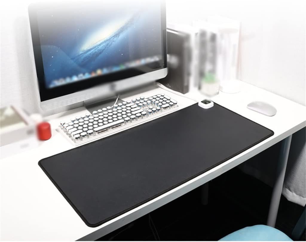 Oversized Mouse Pad Winter Office Heated Desk Pad Leather Keyboard Pad - Image 2