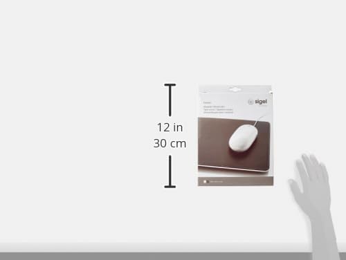 Sigel SA105 Mouse Pad eyestyle®, White, 7.87 x 0.24 inches - Image 2