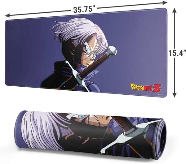 Skinit Extra Large Gaming Mouse Pad - Officially Licensed Trunks Portrait Design with Stitched Edges, Waterproof, Non-Slip Rubber Base, Desk Mat for Keyboard & Mouse, 35.75" x 15.4" inches - Image 2