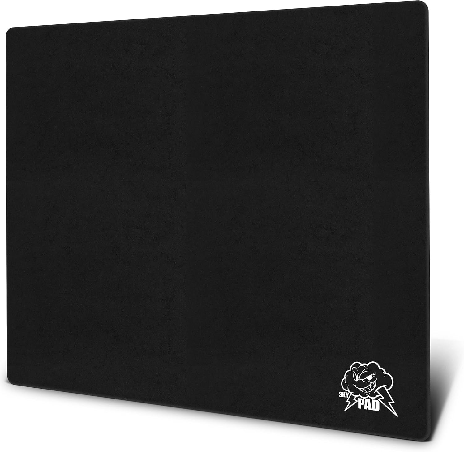 SkyPAD Glas 3.0 XL Gaming Mouse Pad with Cloud Logo | Professional Large Mouse Mat | 400 x 500 mm | Black | Special Glass Surface with Improved Precision and Speed