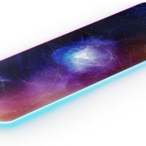 SteelSeries QcK Gaming Mouse Pad – Destiny 2: Lightfall Edition – XL RGB Prism Cloth – Sized to Cover Desks – Optimized for Gaming Sensors – Free in-Game Items (Renewed)