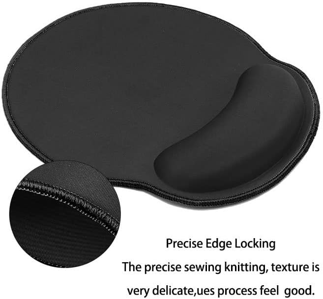 TREXD Mouse Pad with Writ Rest Soft Memory Foam Mouse Pad Anti-Skid Ergonomic Mat Gel Wrist Support Gaming Mouse Pad - Image 3