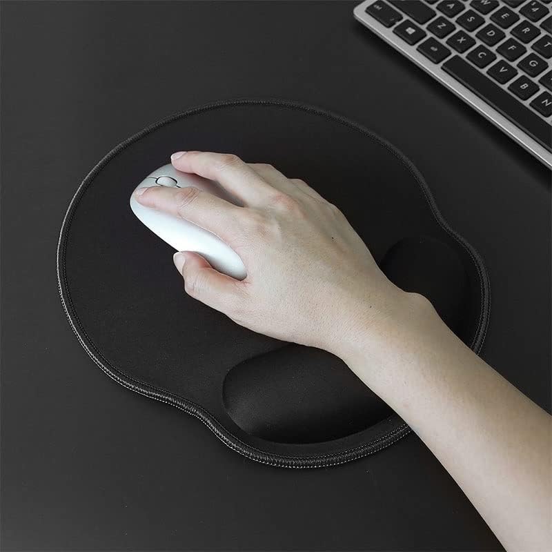 TREXD Mouse Pad with Writ Rest Soft Memory Foam Mouse Pad Anti-Skid Ergonomic Mat Gel Wrist Support Gaming Mouse Pad - Image 6