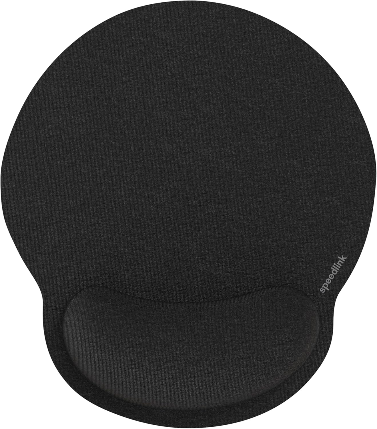 VELLU Memory Foam Mousepad - Ergonomic Mouse Mat with Memory Foam Palm Rest, Wrist Rest, Wrist Pad for Computer, PC, Notebook, Laptop, Non-Slip, Black - Image 2