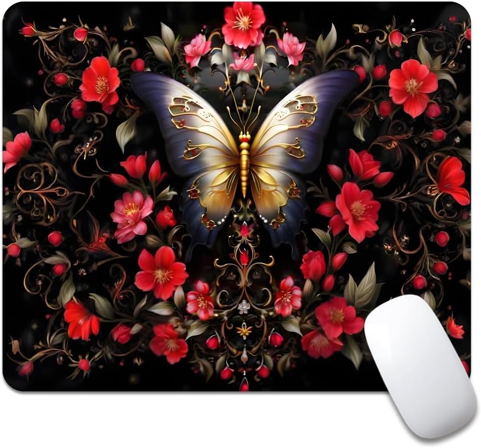 Wood Grain American Flag Hunting Deer Square Mouse pad, Texture, Waterproof, Anti Slip Rubber Base, Computer Mouse pad, Laptop Mouse pad - Image 20