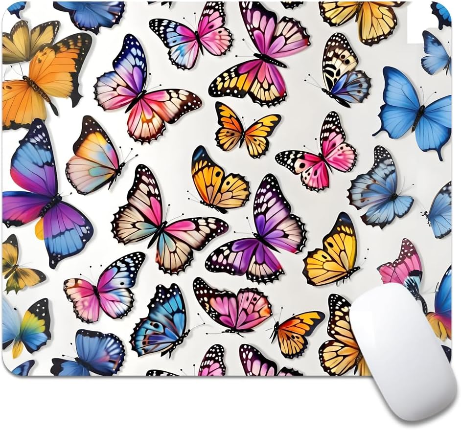 Wood Grain American Flag Hunting Deer Square Mouse pad, Texture, Waterproof, Anti Slip Rubber Base, Computer Mouse pad, Laptop Mouse pad - Image 8