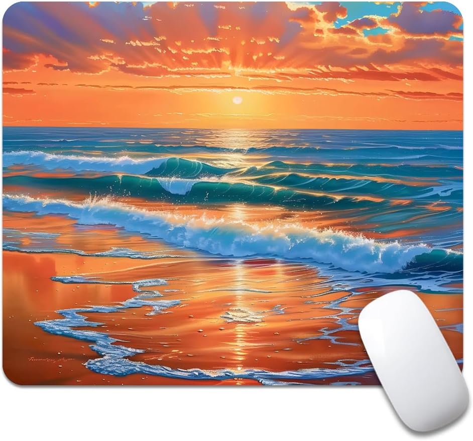 Wood Grain American Flag Hunting Deer Square Mouse pad, Texture, Waterproof, Anti Slip Rubber Base, Computer Mouse pad, Laptop Mouse pad - Image 47