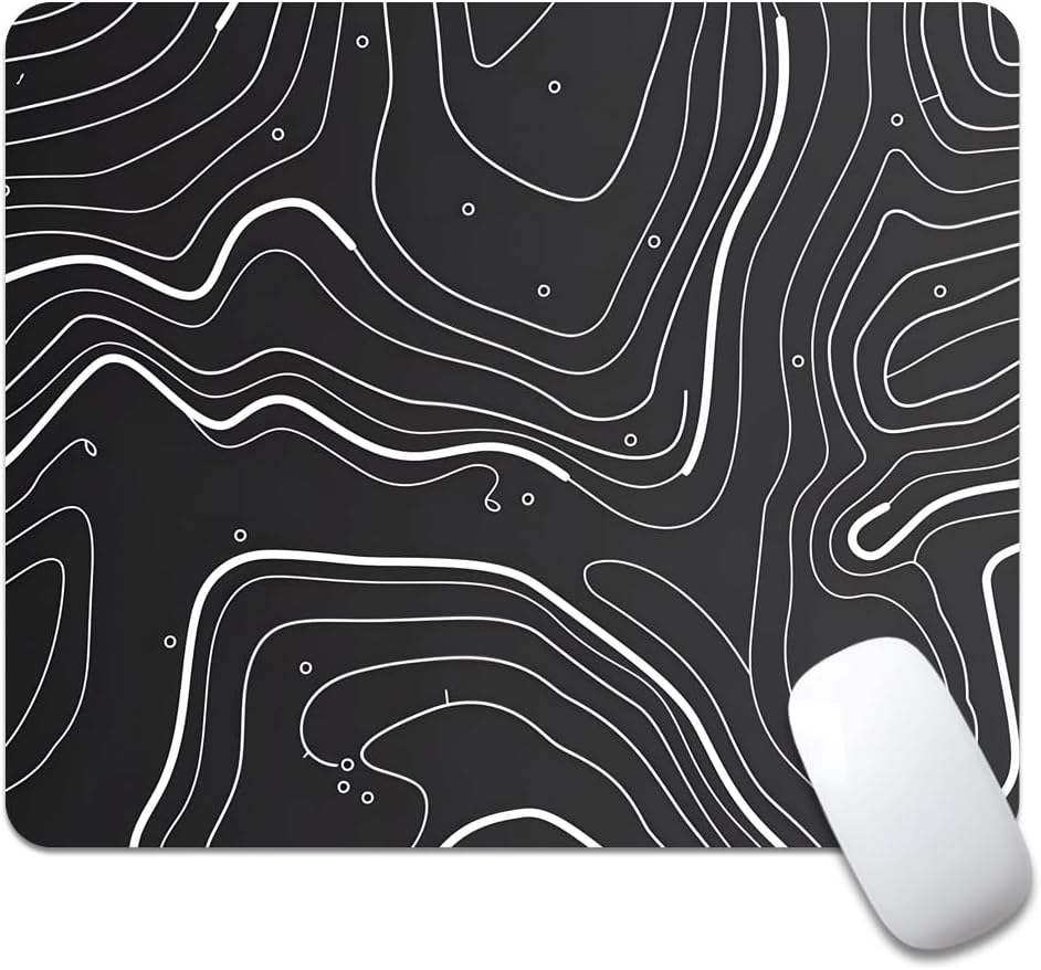 Wood Grain American Flag Hunting Deer Square Mouse pad, Texture, Waterproof, Anti Slip Rubber Base, Computer Mouse pad, Laptop Mouse pad - Image 25