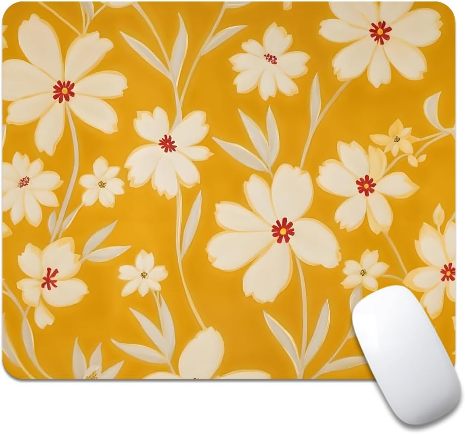 Wood Grain American Flag Hunting Deer Square Mouse pad, Texture, Waterproof, Anti Slip Rubber Base, Computer Mouse pad, Laptop Mouse pad - Image 9