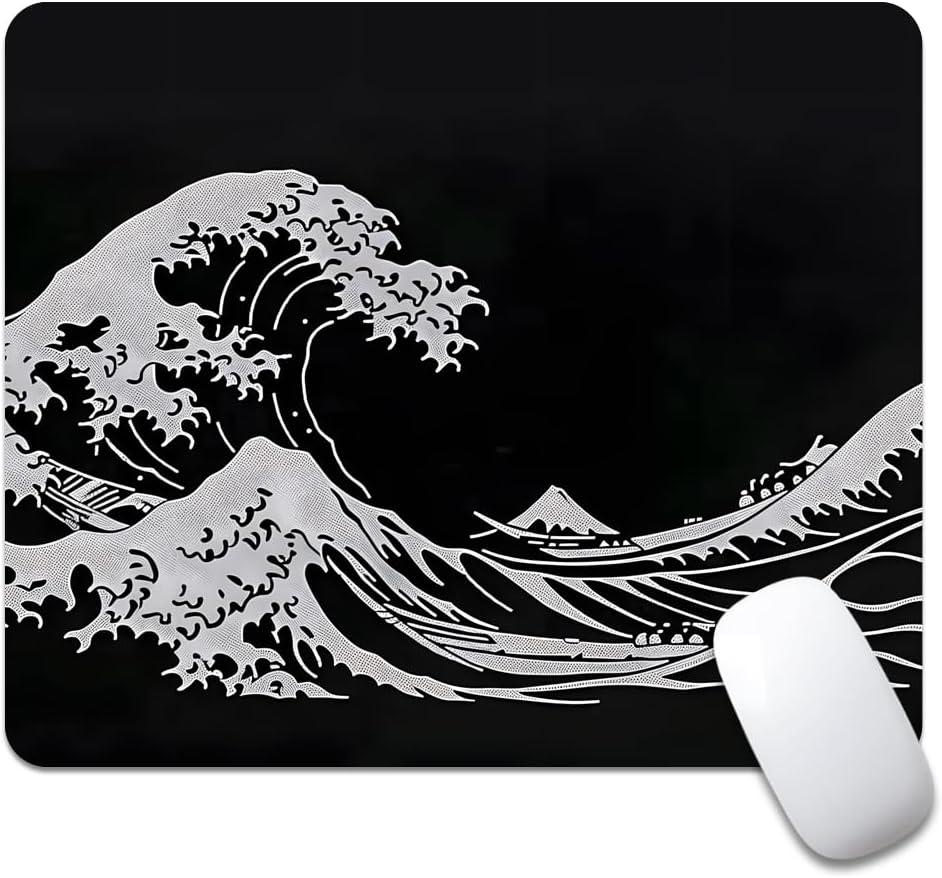 Wood Grain American Flag Hunting Deer Square Mouse pad, Texture, Waterproof, Anti Slip Rubber Base, Computer Mouse pad, Laptop Mouse pad - Image 21