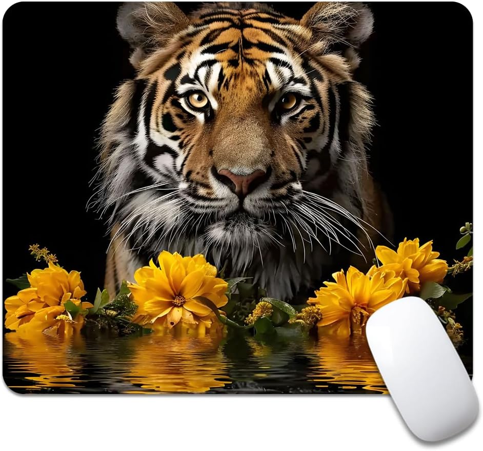 Wood Grain American Flag Hunting Deer Square Mouse pad, Texture, Waterproof, Anti Slip Rubber Base, Computer Mouse pad, Laptop Mouse pad - Image 26