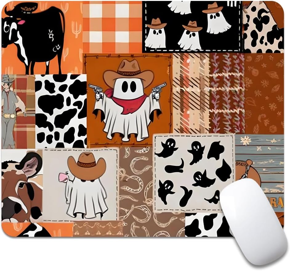 Wood Grain American Flag Hunting Deer Square Mouse pad, Texture, Waterproof, Anti Slip Rubber Base, Computer Mouse pad, Laptop Mouse pad - Image 41