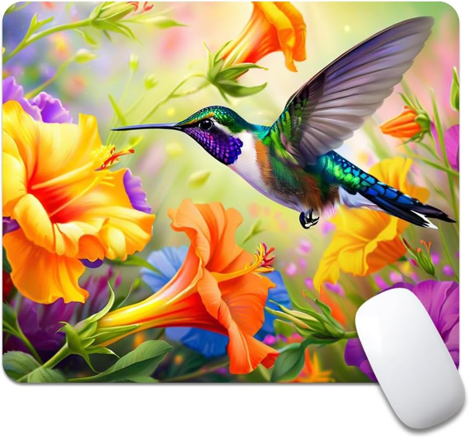 Wood Grain American Flag Hunting Deer Square Mouse pad, Texture, Waterproof, Anti Slip Rubber Base, Computer Mouse pad, Laptop Mouse pad - Image 16