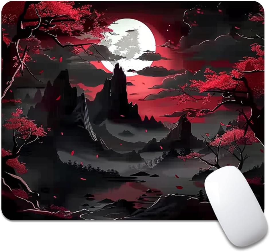 Wood Grain American Flag Hunting Deer Square Mouse pad, Texture, Waterproof, Anti Slip Rubber Base, Computer Mouse pad, Laptop Mouse pad - Image 46