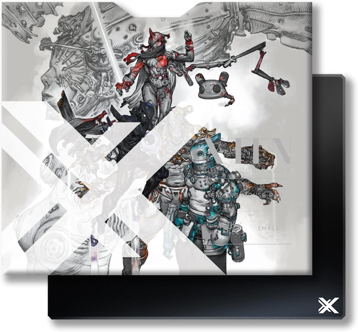 XTEN P-SGB-AA-X Gaming Mouse Pad, G Cross Type, Size S, G-Cloth/Balance