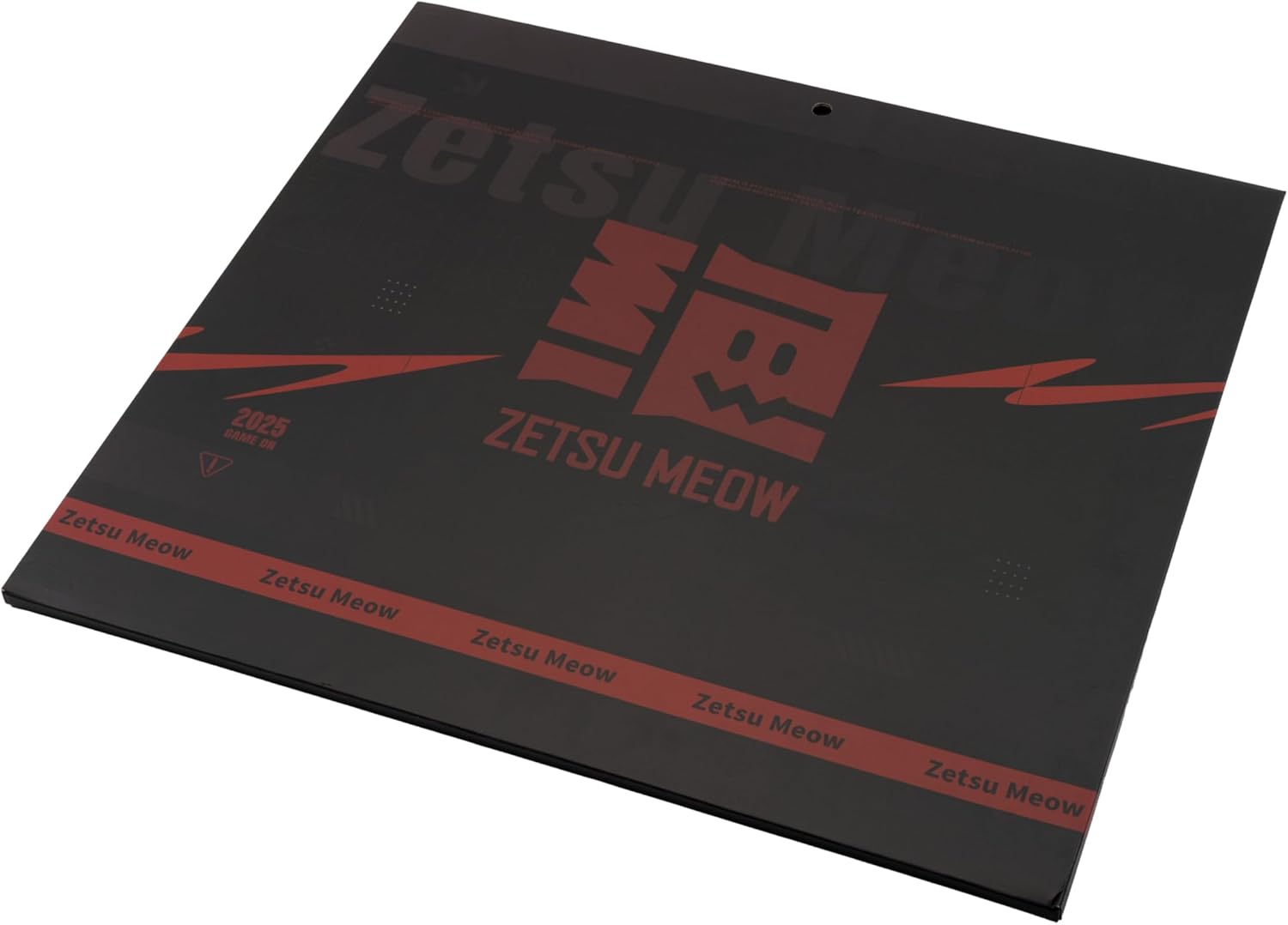 ZETSUMEOW JUE 2.0 XL Anime Gaming Mouse Pad, Micro-Woven Speed Surface, Japan-Made SlimFlex XSOFT Base, 490×420×4mm, Anime Art, Stitched Edges (Black) - Image 7