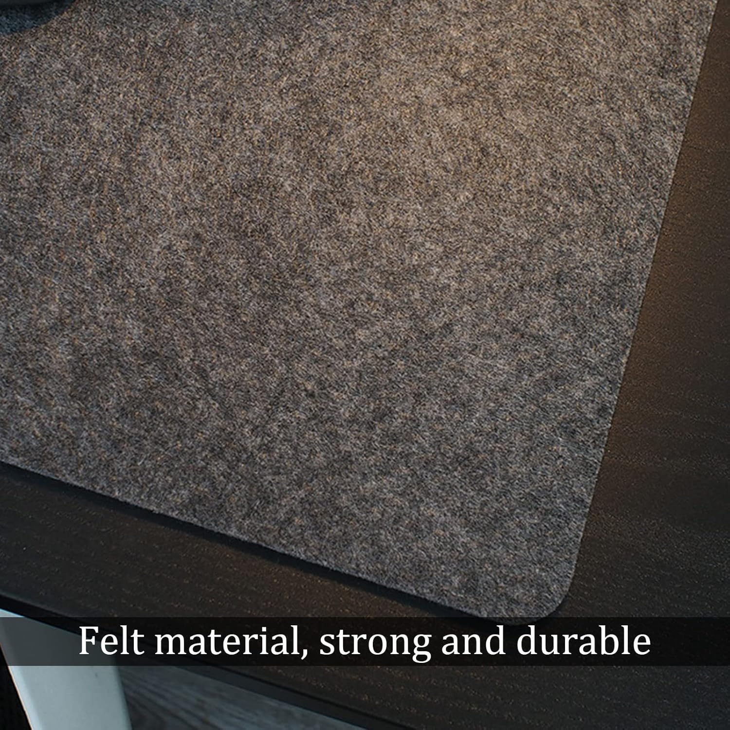 ZPEE Felt Gaming Mouse Pad Large,Not-Slip Mouse Mats for Computer Writing Mat for Desk Mice Mat Washable Keyboard Mat-Grey 60x120cm - Image 3