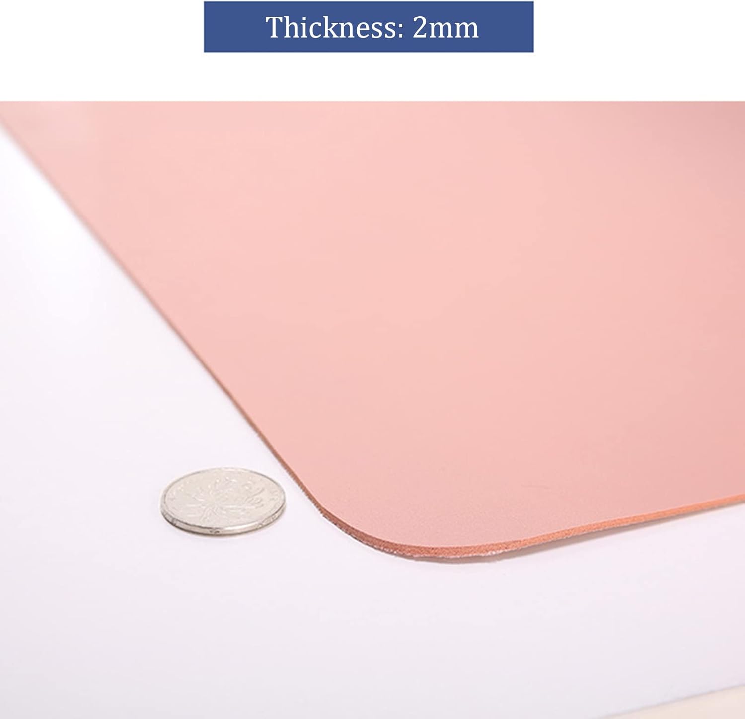 ZPEE Gaming Mouse Pad Large,Pu Leather Mouse Mats for Computer Gaming Not-Slip Desk Pad Protector Waterproof Keyboard Mat Writing Mat for Table-H 50x100cm - Image 5