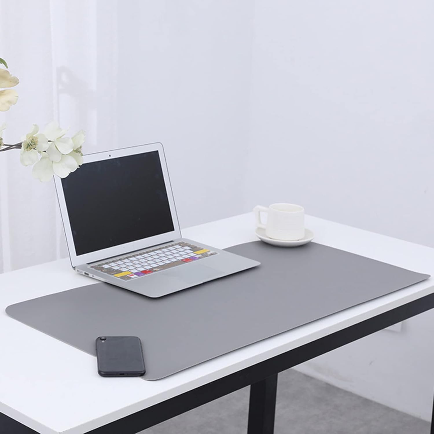 ZPEE Gaming Mouse Pad Large,Pu Leather Mouse Mats for Computer Gaming Not-Slip Desk Pad Protector Waterproof Keyboard Mat Writing Mat for Table-H 50x100cm - Image 7